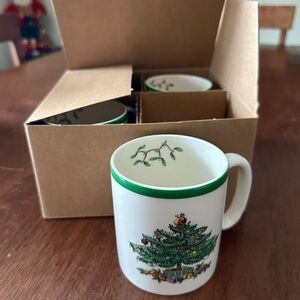 Spode Christmas mugs set of 4